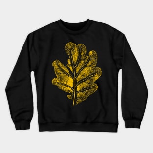 Oak Leaf With Fractures - BOTANICAL Crewneck Sweatshirt